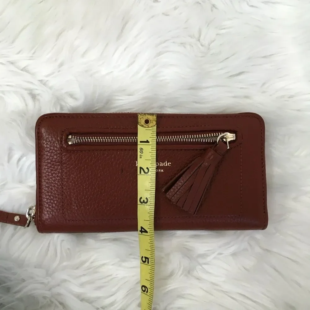 NEW Kate Spade Maroon Chester Street Neda Leather Wallet